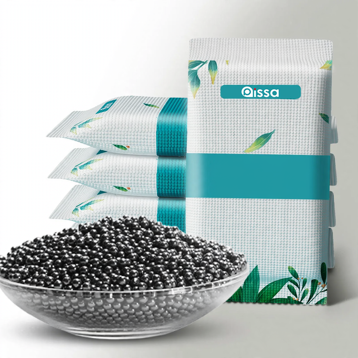 Activated charcoal dehumidifying bag against moisture