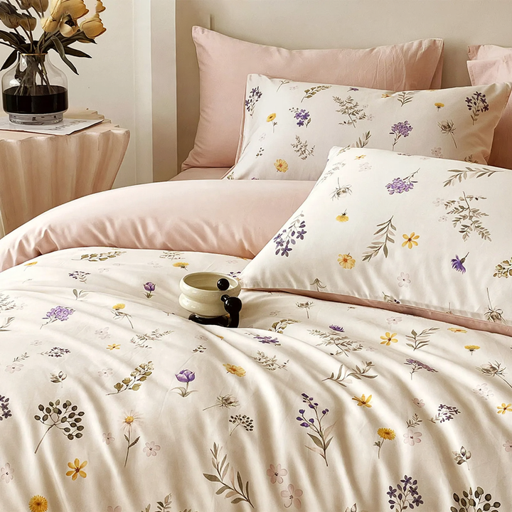 Long staple cotton bedding, 3-4 pieces, printed