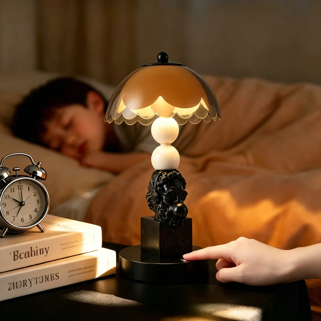 Bubble King Nightstand Lamp with 3 Brightness Levels