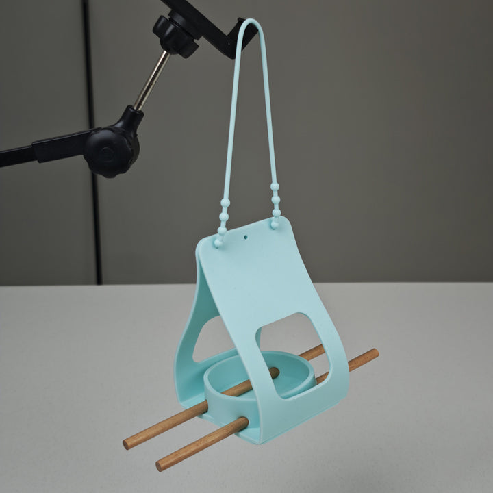 Hanging silicone bird feeder for garden and balcony