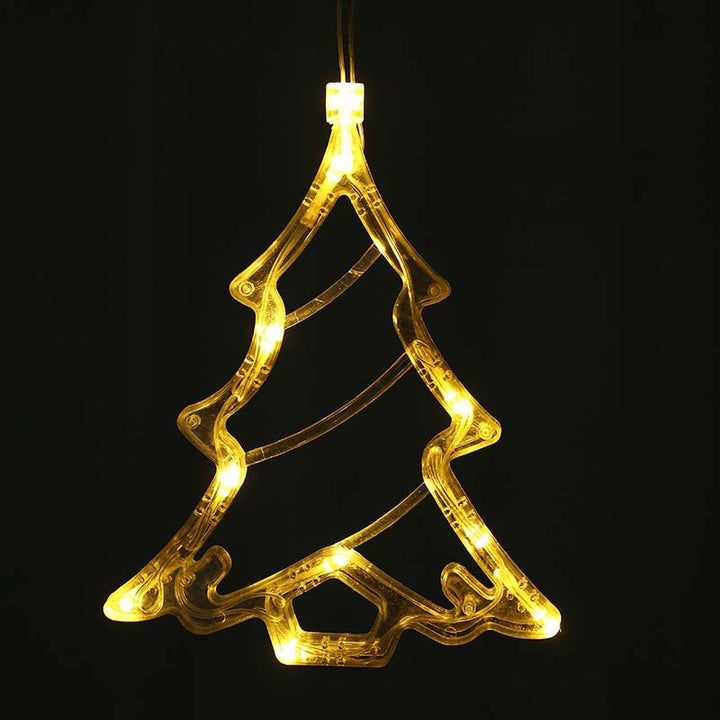 LED window decoration light with suction cup