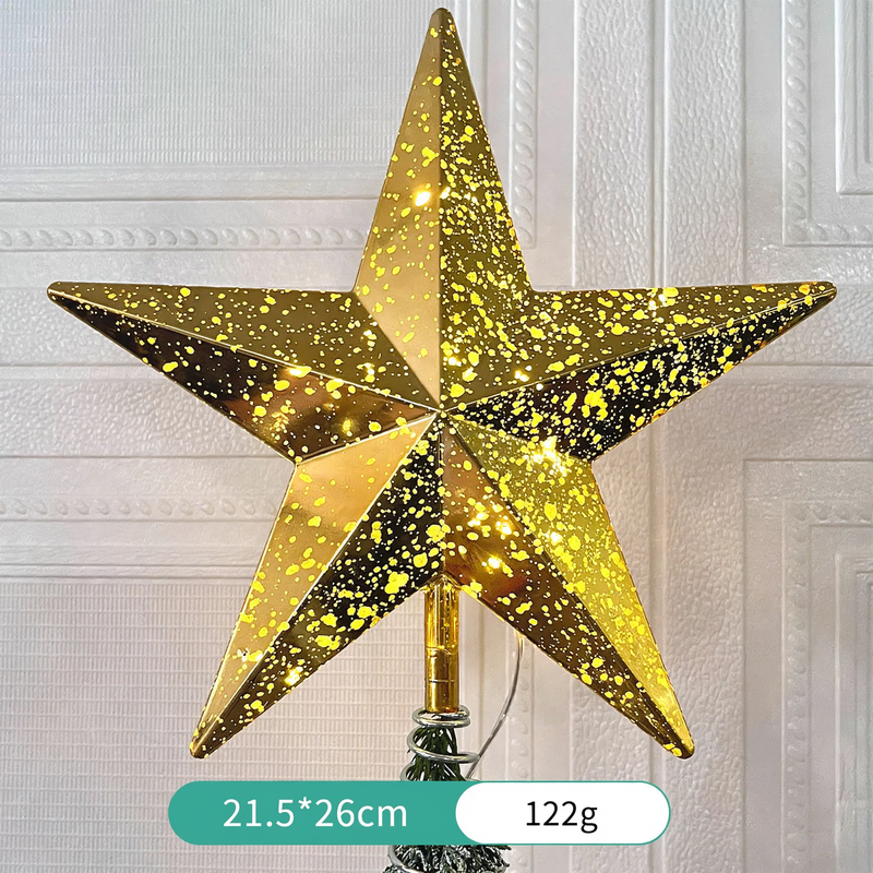Shining star for the Christmas tree top