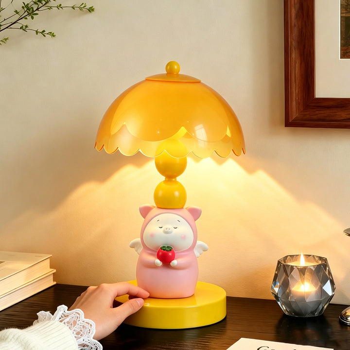 Cartoon Angel-Pig Table Lamp