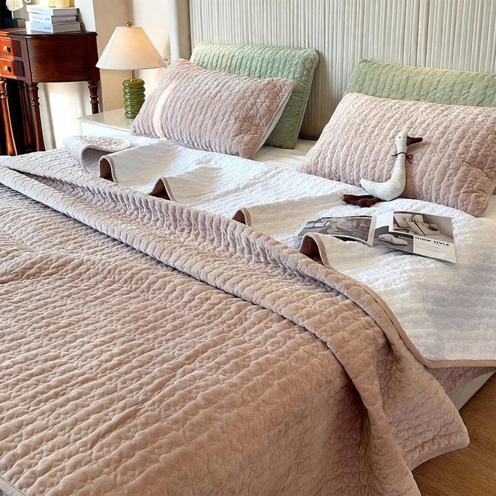 Baby fleece bedspread, Korean style, autumn-winter