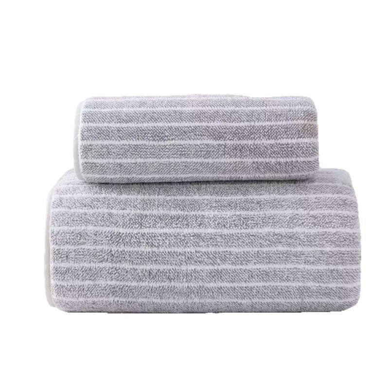 Coral fleece bath towel set, 2-piece