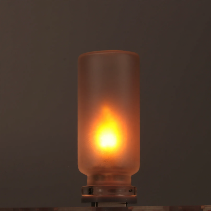 LED flame light with USB connection