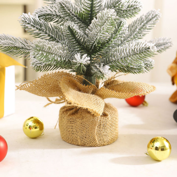 Mini Christmas tree made of PE, 35 cm, snow-covered