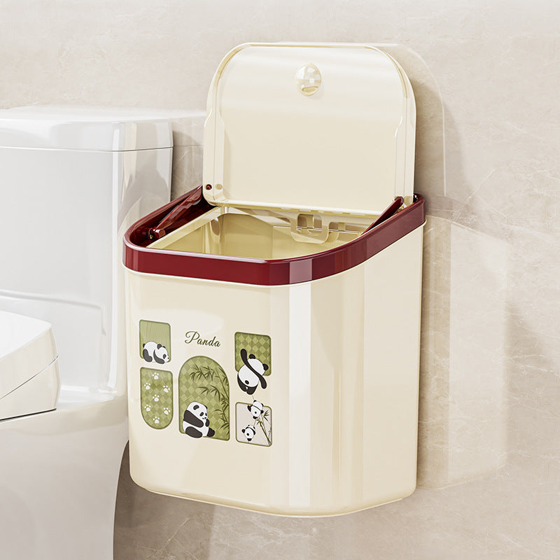 Wall trash can, plastic, up to 4 L