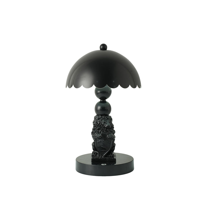 Black Lion Mushroom Lamp with Color Change
