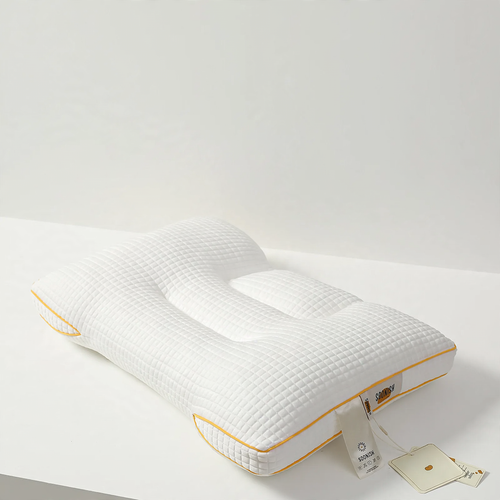 Ergonomic pillow with soy fiber filling