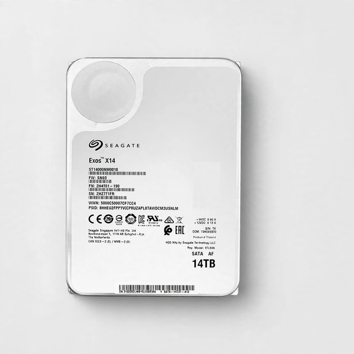 Enterprise Hard Drive 3.5", Model Exos X16