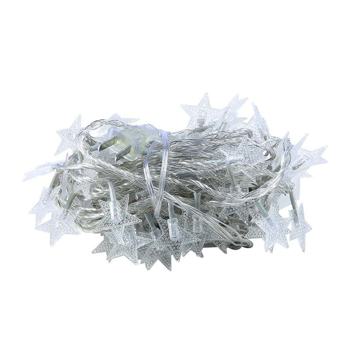 LED star fairy lights with battery compartment