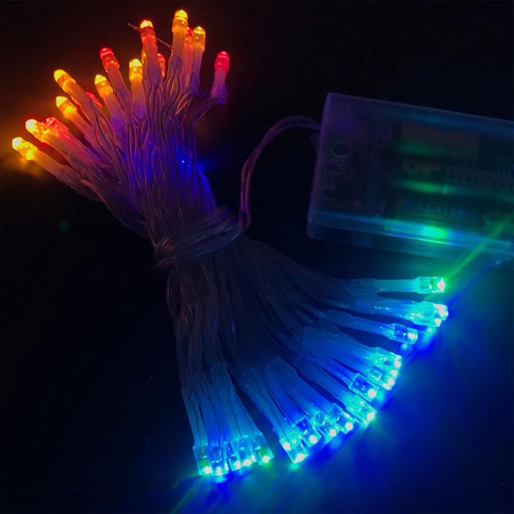 LED string lights for indoor and outdoor use