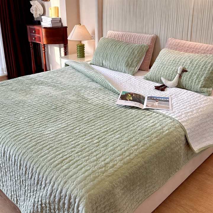 Baby fleece bedspread, Korean style, autumn-winter