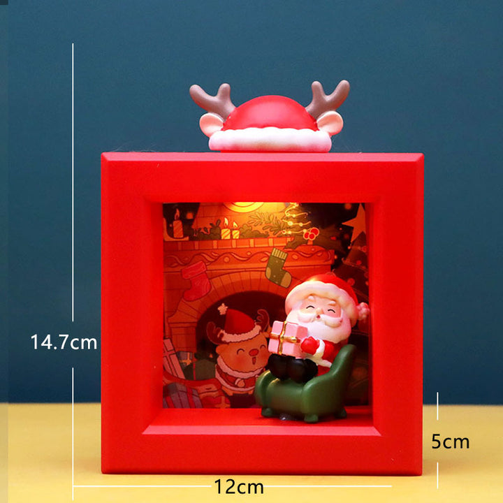 Decorative Christmas night light with star light