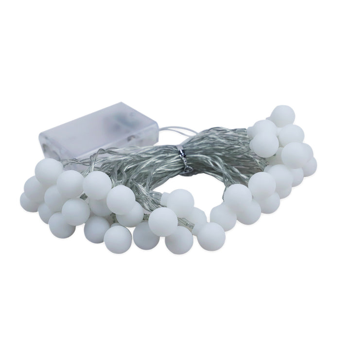 LED fairy lights with small balls, USB rechargeable
