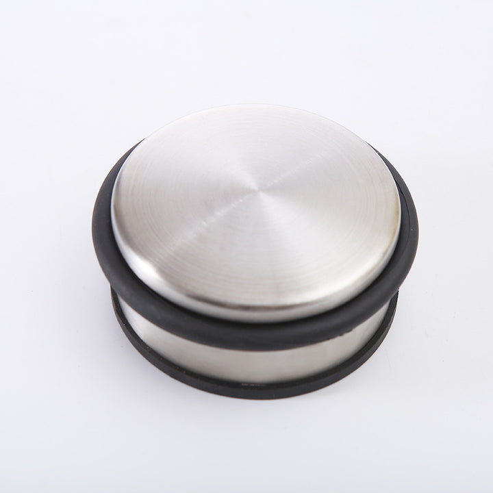 Massive door stopper made of stainless steel, modern, various sizes