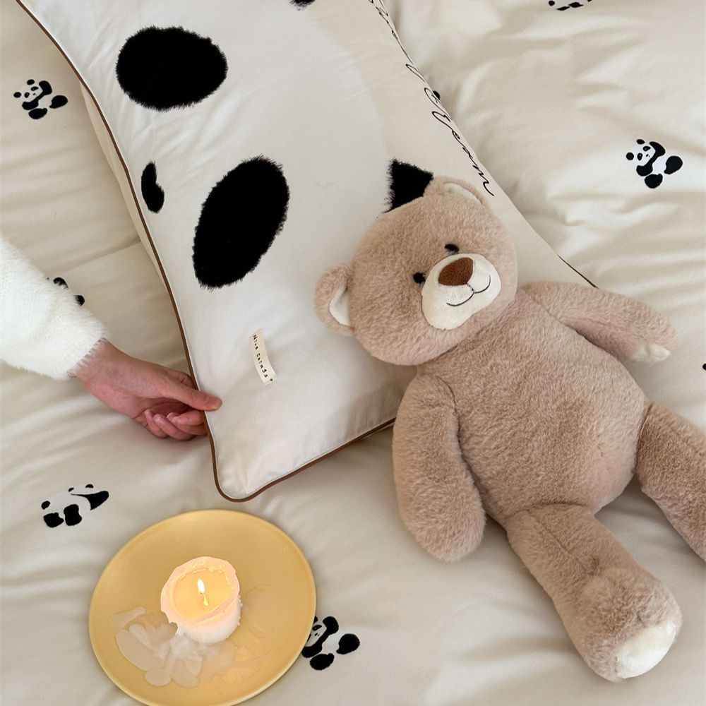 Bedding set made of brushed cotton, cartoon design
