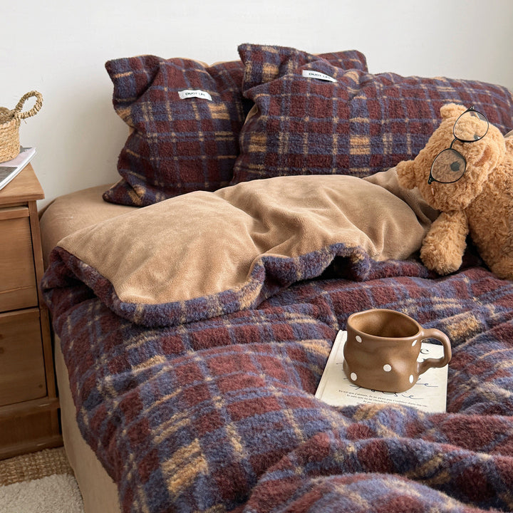 Milk Fiber Bedding Set, 1.5 m, double-sided