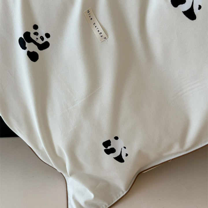 Bedding set made of brushed cotton, cartoon design