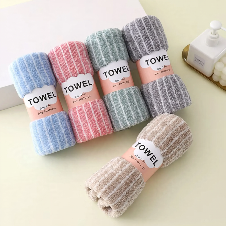 Coral fleece bath towel set, 2-piece