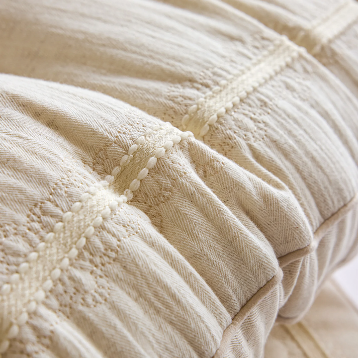 Pillow with linen filling, rectangular