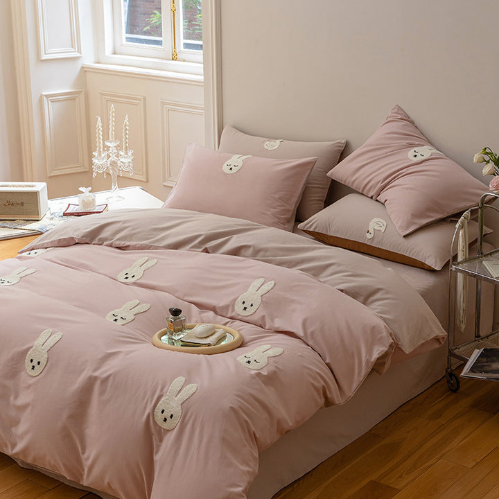 Cotton bedding set, brushed, cartoon design