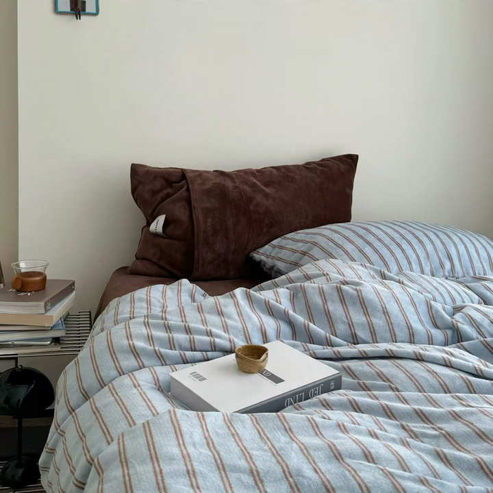 Bedding set made of cotton, 4-piece