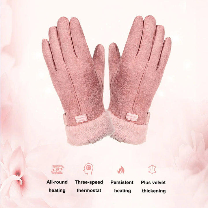 BowLift | Rechargeable Heated Winter Gloves – 5000mAh Battery, Touchscreen Compatible