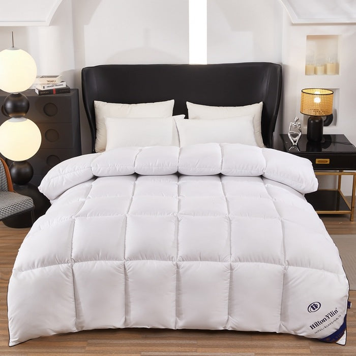 Duck down comforter, year-round