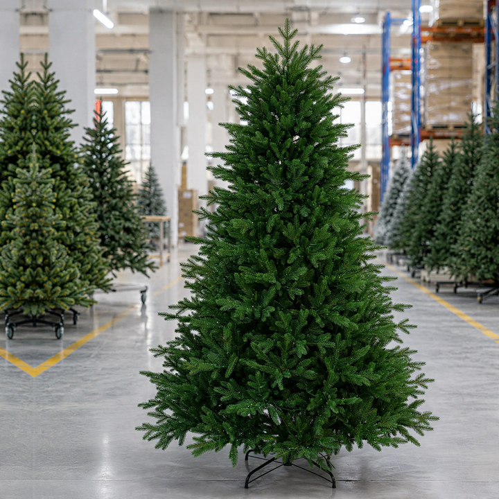 Artificial Christmas tree made of PE, automatically unfolding