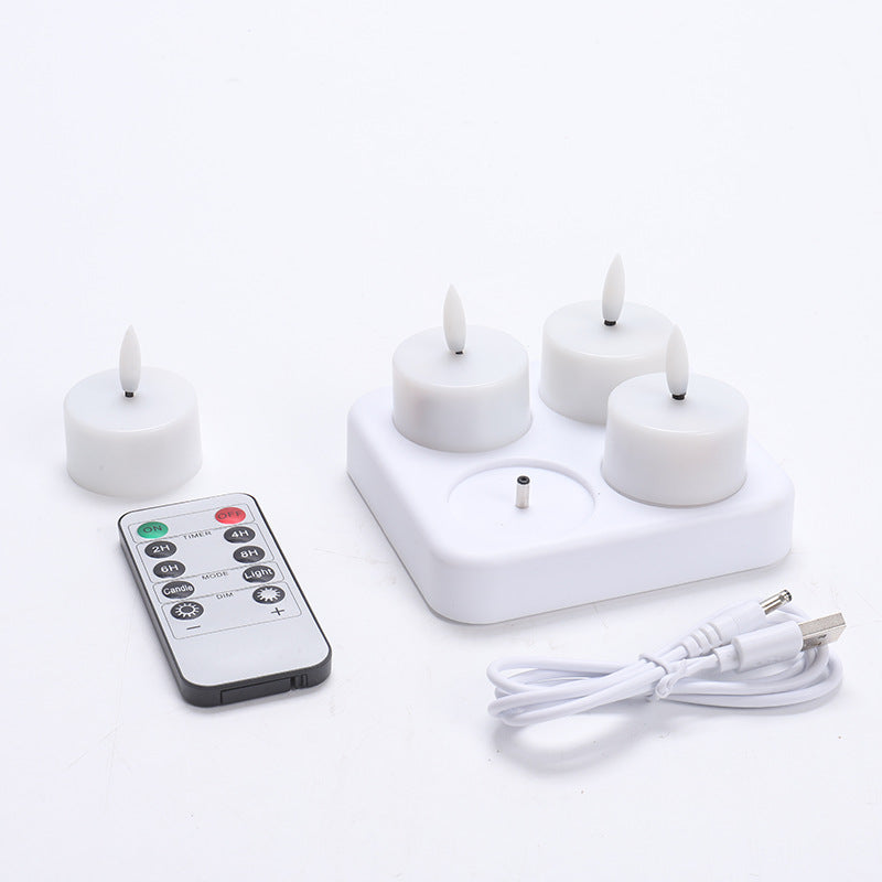 LED mood lights in retro design with remote control