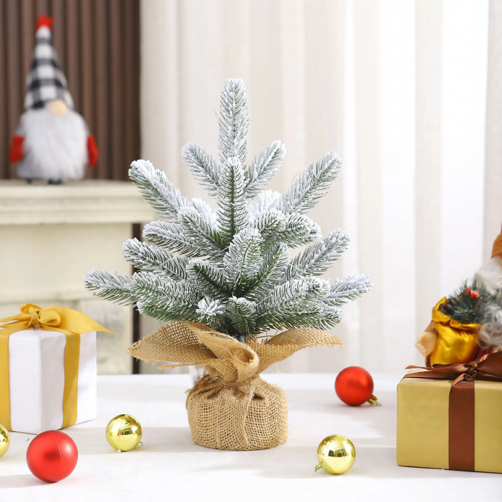 Mini Christmas tree made of PE, 35 cm, snow-covered