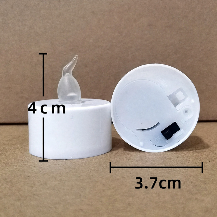 LED Tealight, Plastic, 3.6 cm x 4.0 cm