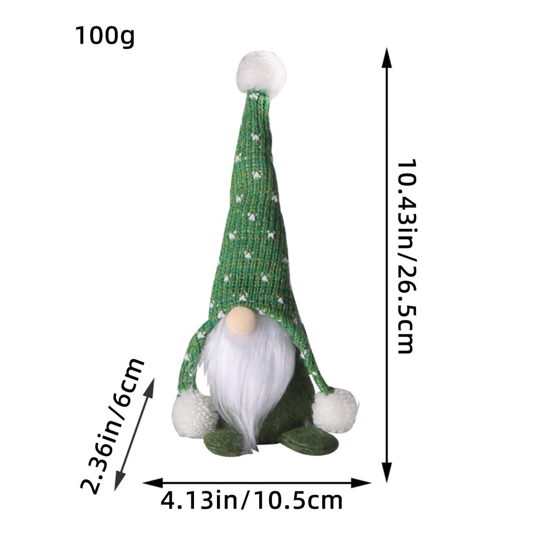 Gnome figure with knit hat and pompom, standing
