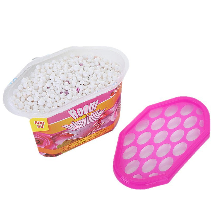 Granulate dehumidification box with fragrance