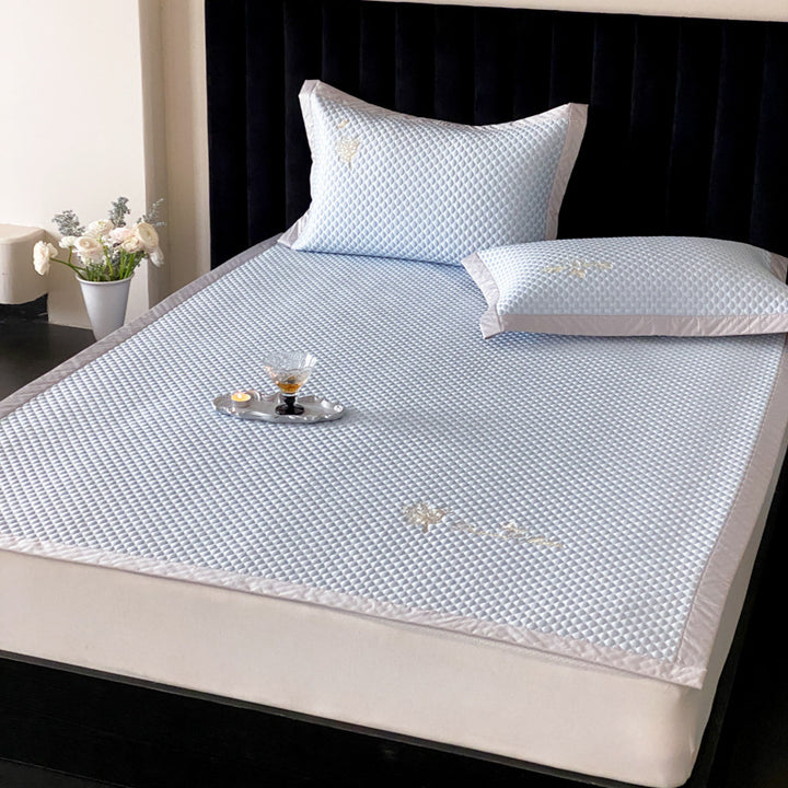 Cooling Ice Silk Bed Set, 3-Piece