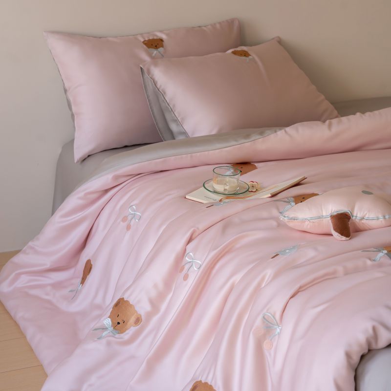 Bedding set, 4-piece, Lyocell, animal motif