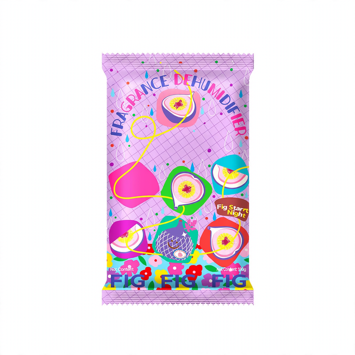 Scent dehumidifying bag for hanging with refill option
