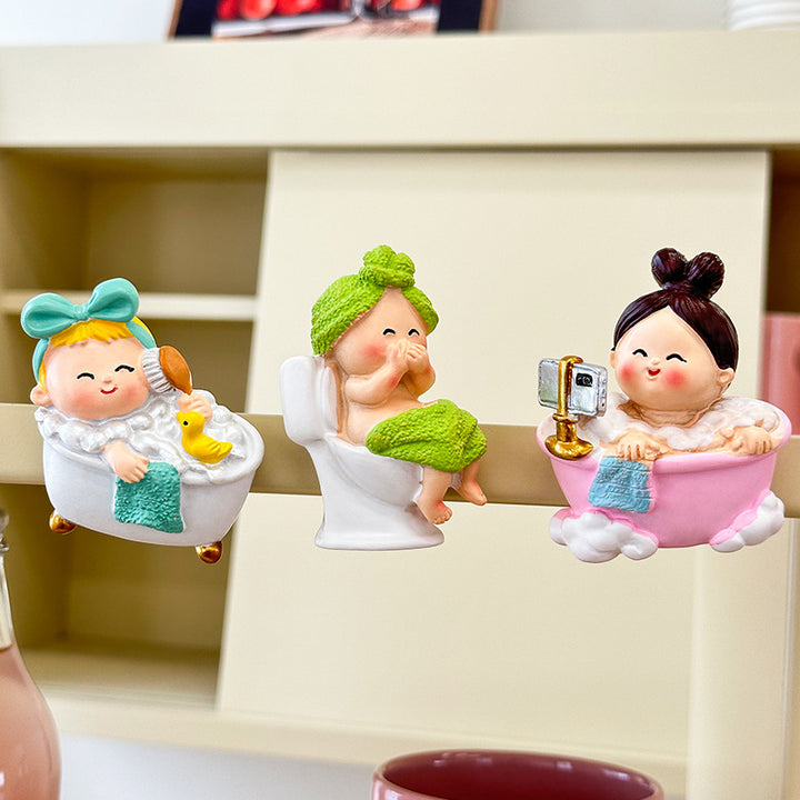 3D refrigerator magnets, resin