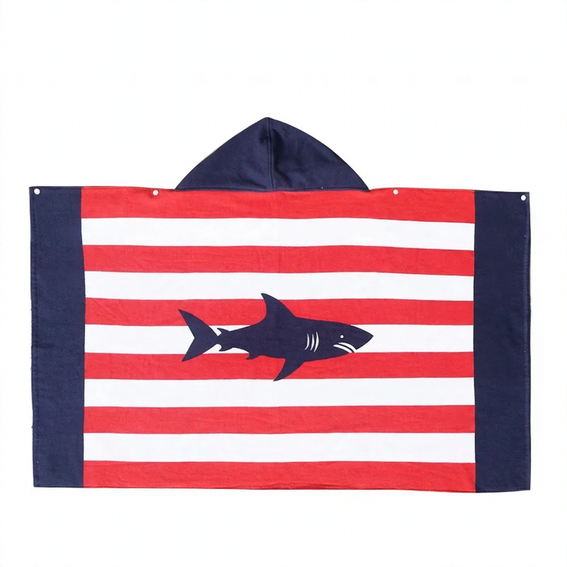 Hooded beach towel, microfiber, 127–160 cm