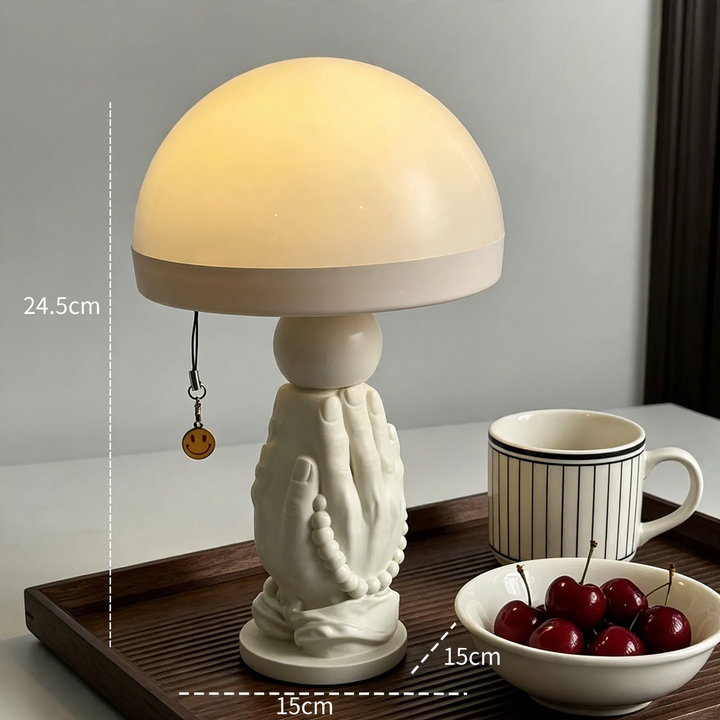 Vintage Mushroom Lamp with Dimming Function