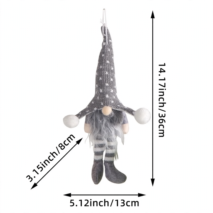 Bright Christmas Elf Figure with Sequins