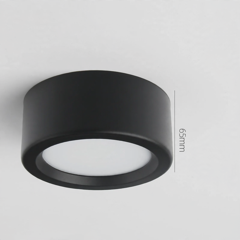 LED surface mount light, round, 15 W, various colors
