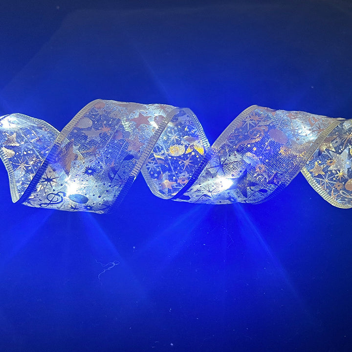 Decorative LED fairy lights with ribbon
