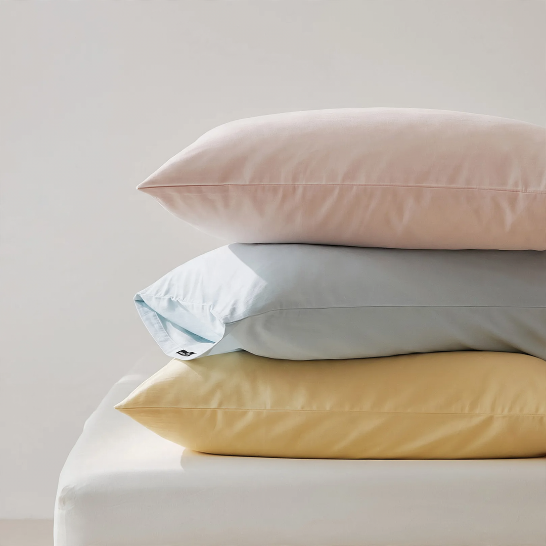 Cotton pillowcases, 2-piece set, 48×74 cm