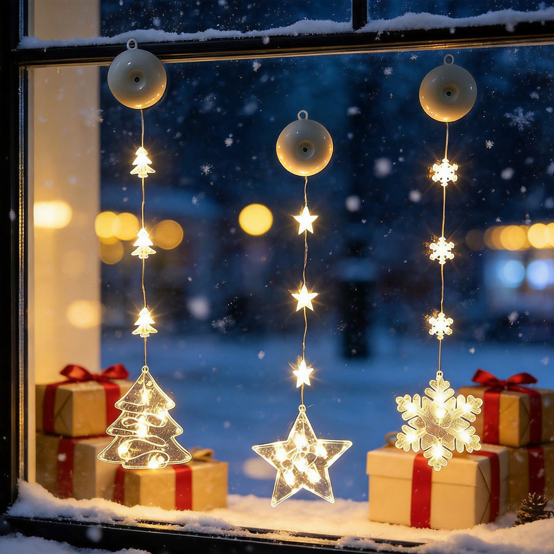 LED Christmas suction light for window
