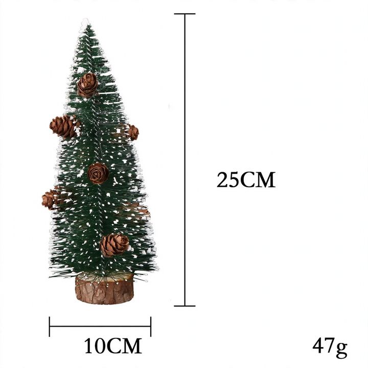 Mini Christmas tree made of pine needles, snow-covered, 10-40cm
