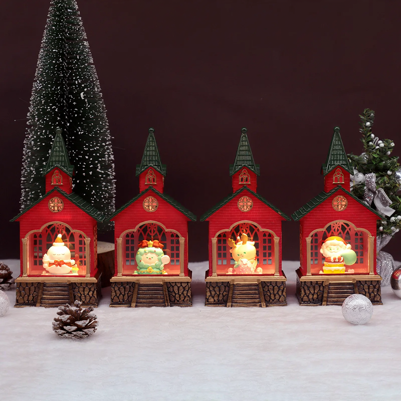 Decorative Christmas crystal light with light and music