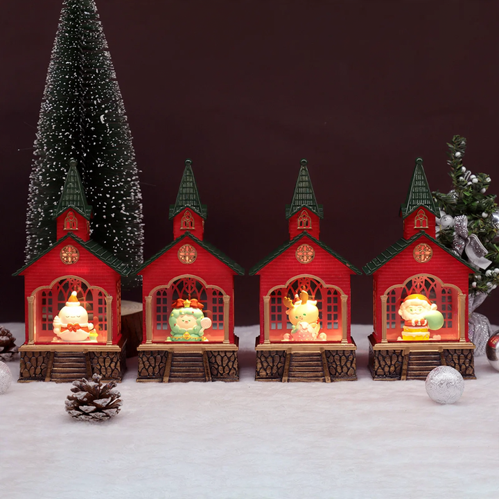 Decorative Christmas crystal light with light and music